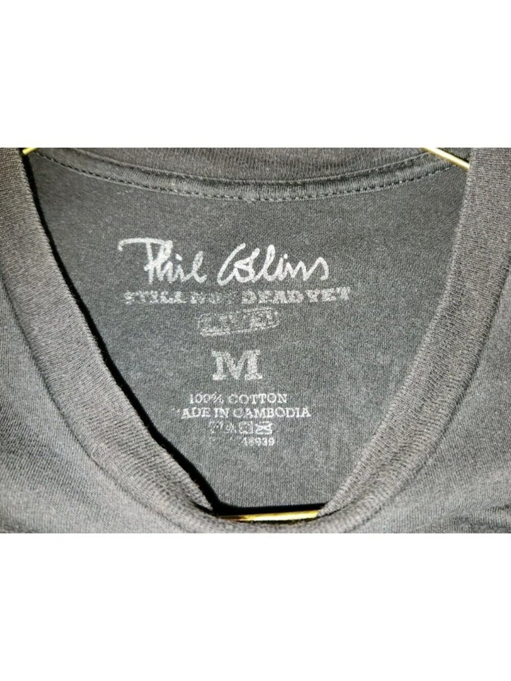PHIL COLLINS  Still Not Dead Yet 2019 US Tour Shirt unisex MEDIUM - Picture 4 of 7